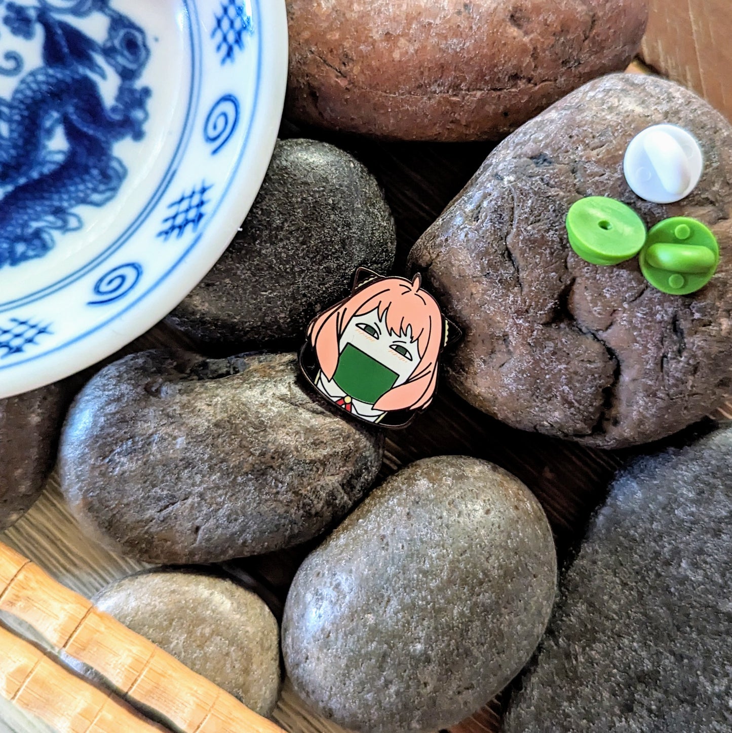 Spy Peanut Onigiri (multiple designs) - Mini Pin