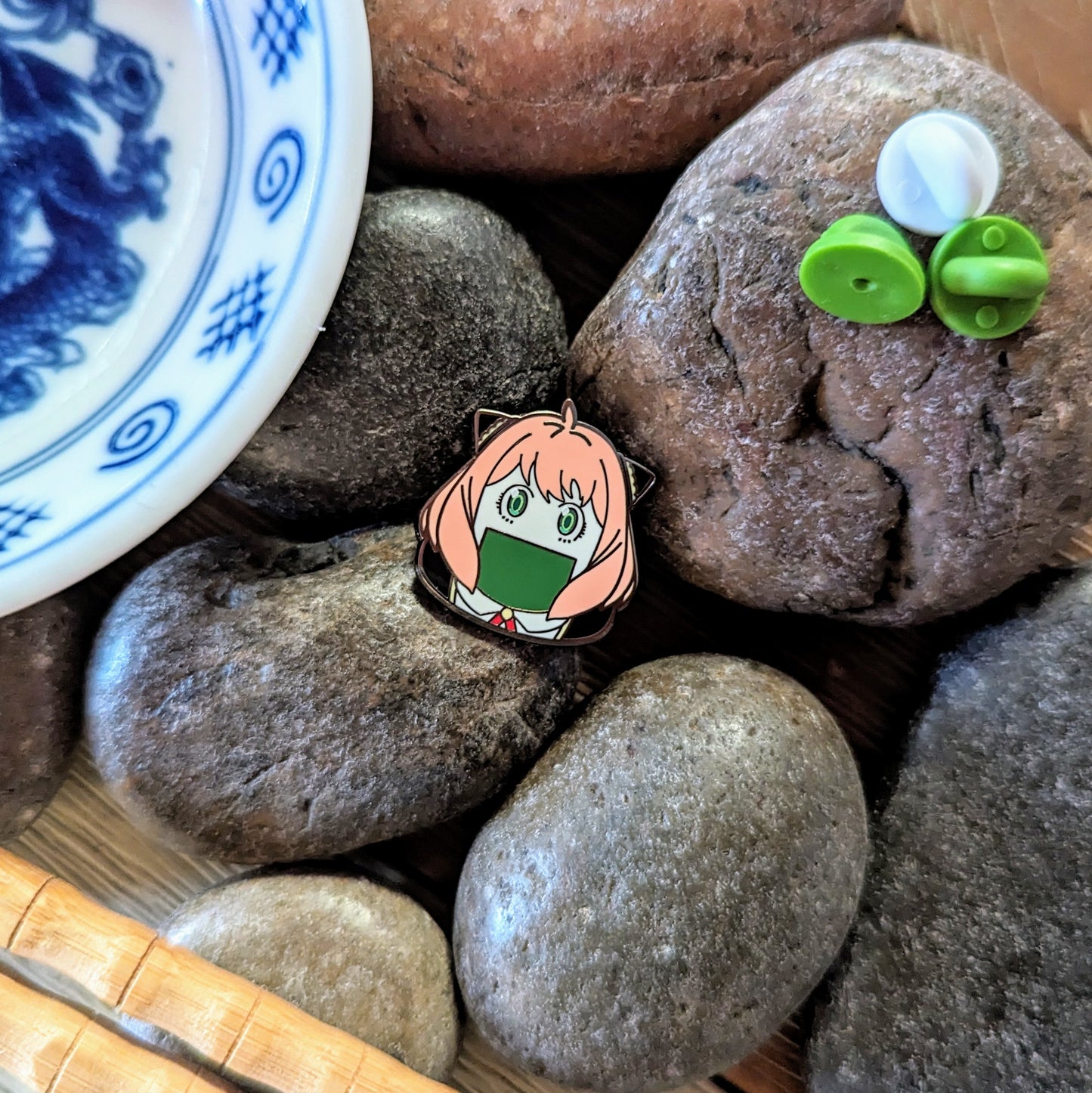 Spy Peanut Onigiri (multiple designs) - Mini Pin