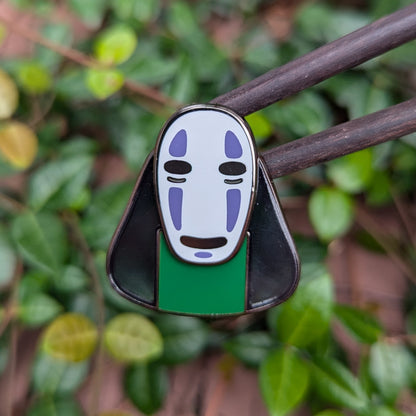 STUDIO - Sans Face Onigiri - Translucent - Pin on Pin