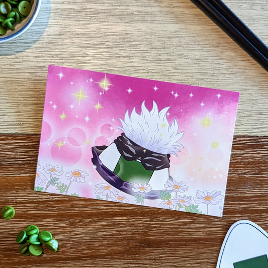 Flower Sensei: Parody Postcard Print (4 x 6)